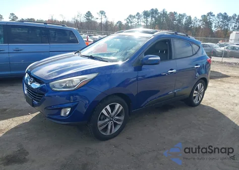 2014 Hyundai Tucson Limited from USA, damaged, VIN KM8JUCAG3EU911778
